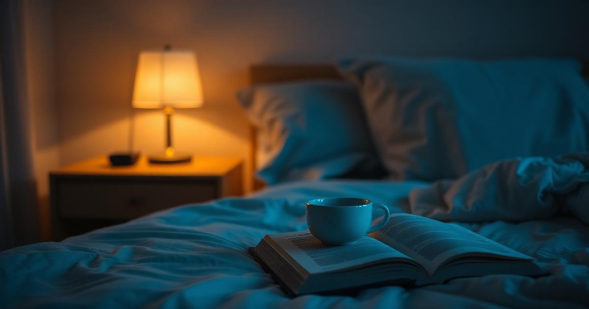 Natural remedies for sleep anxiety — a calm bedtime routine with herbal tea