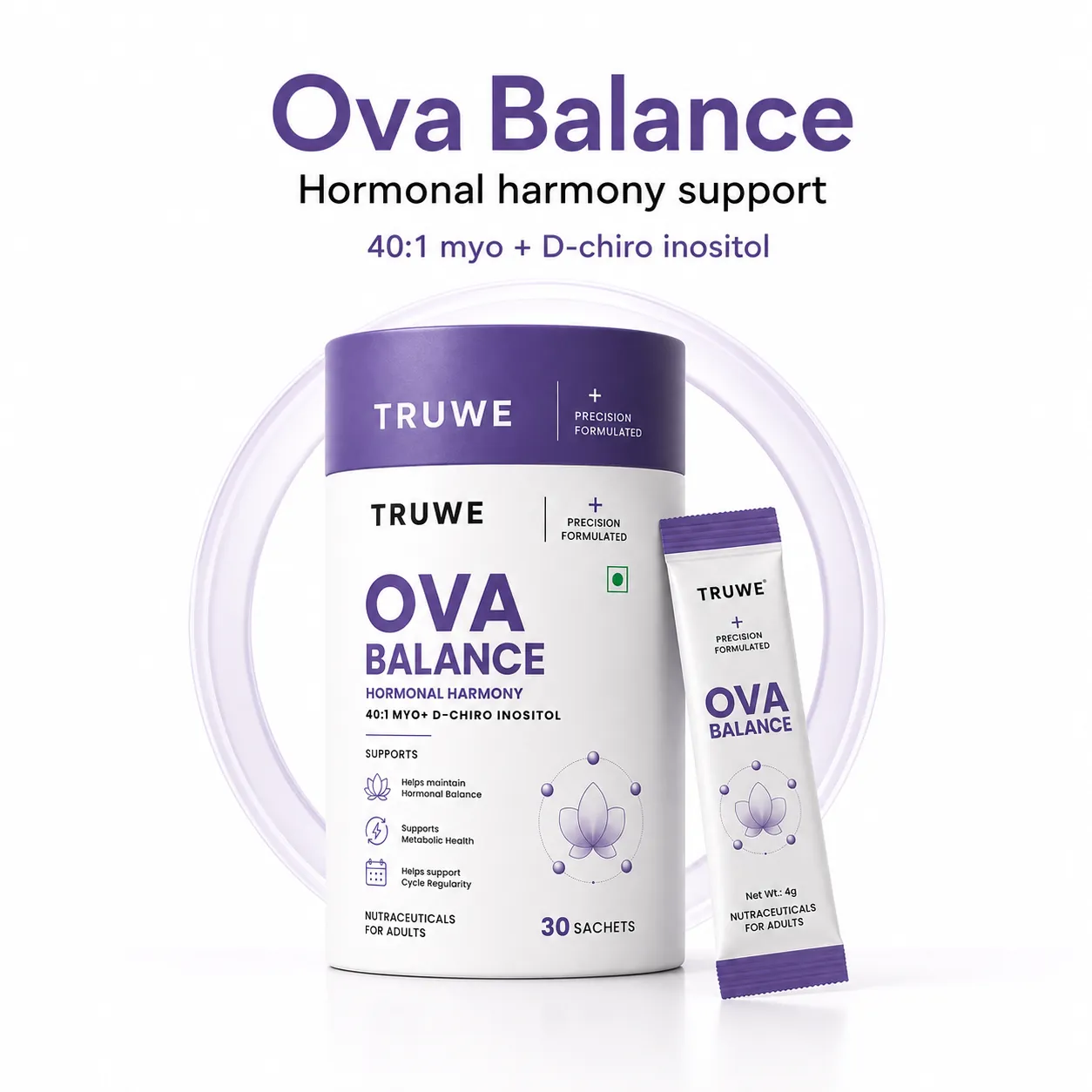 Ova Balance supplement bottle