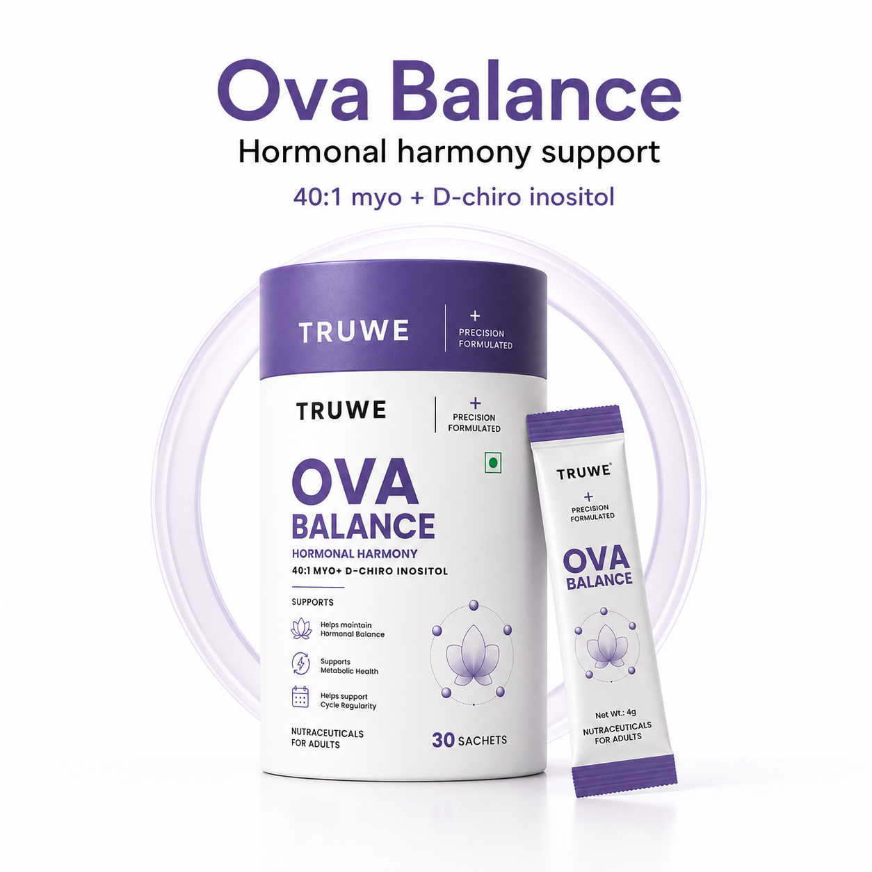 Ova Balance supplement bottle