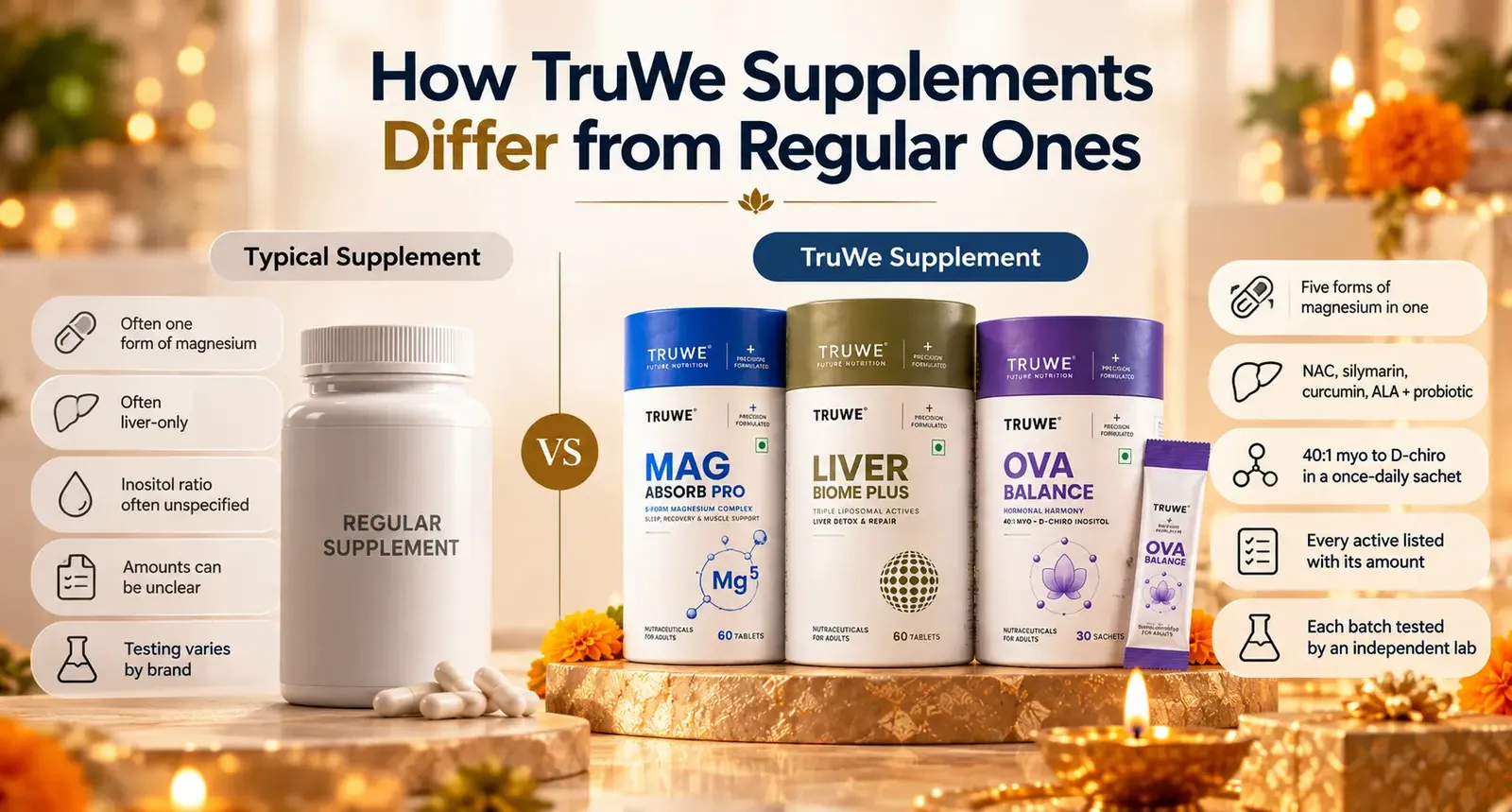 How TruWe supplements differ from regular ones