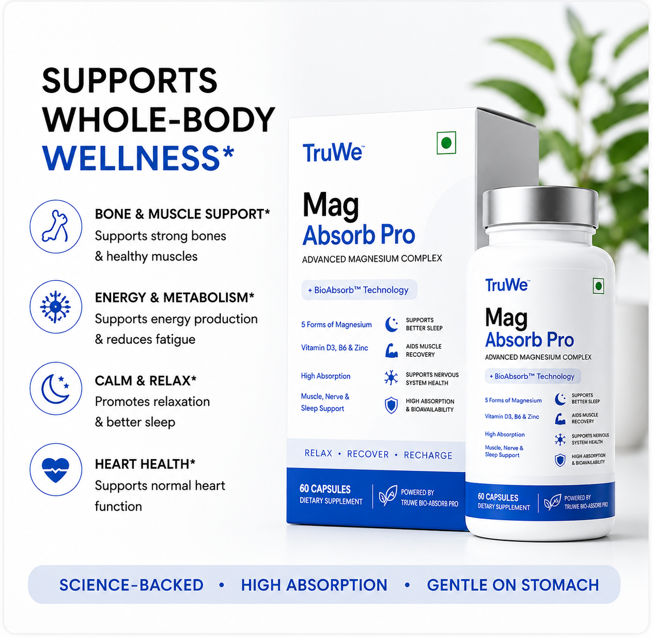 Supports whole-body wellness
