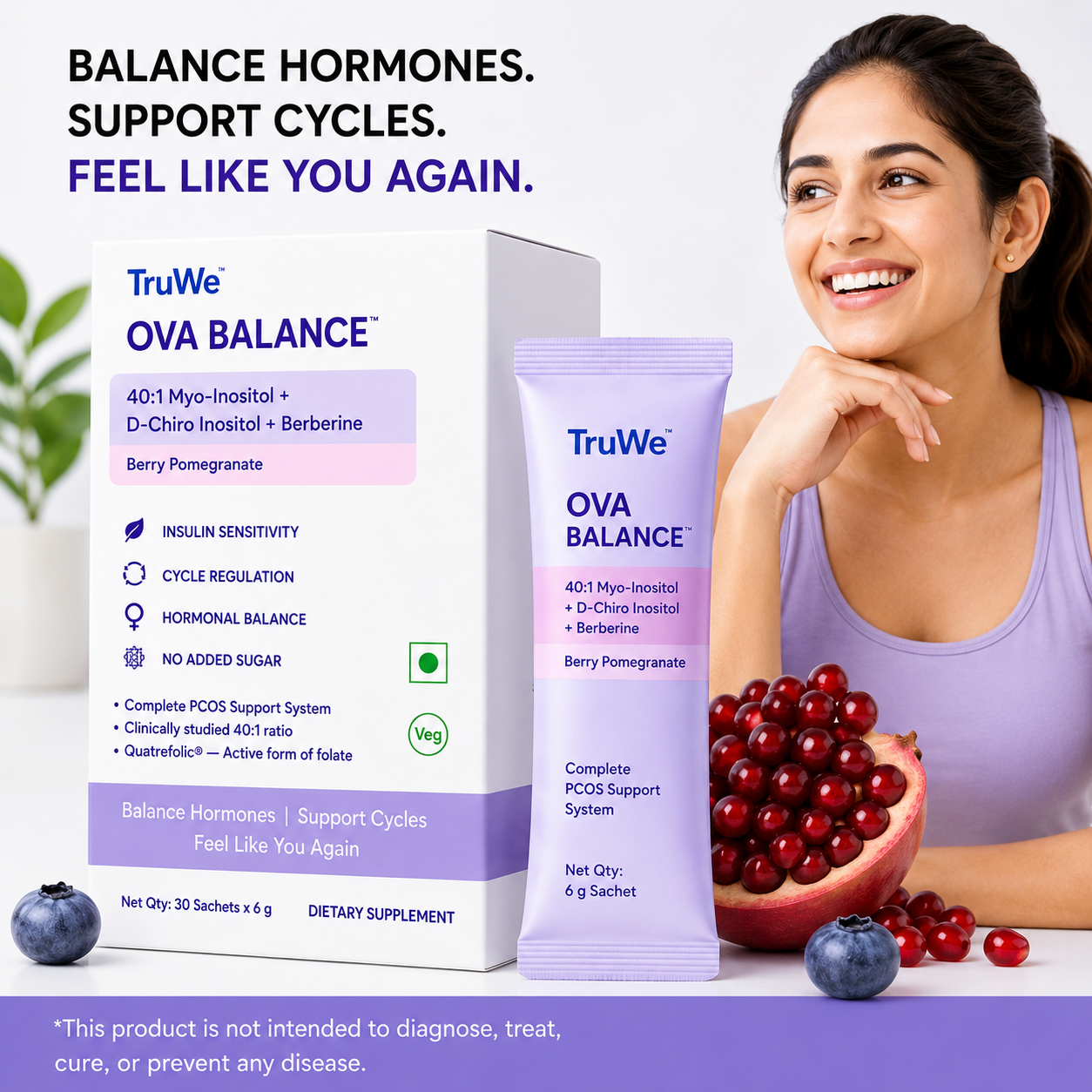 Balance hormones, support cycles, feel like you again
